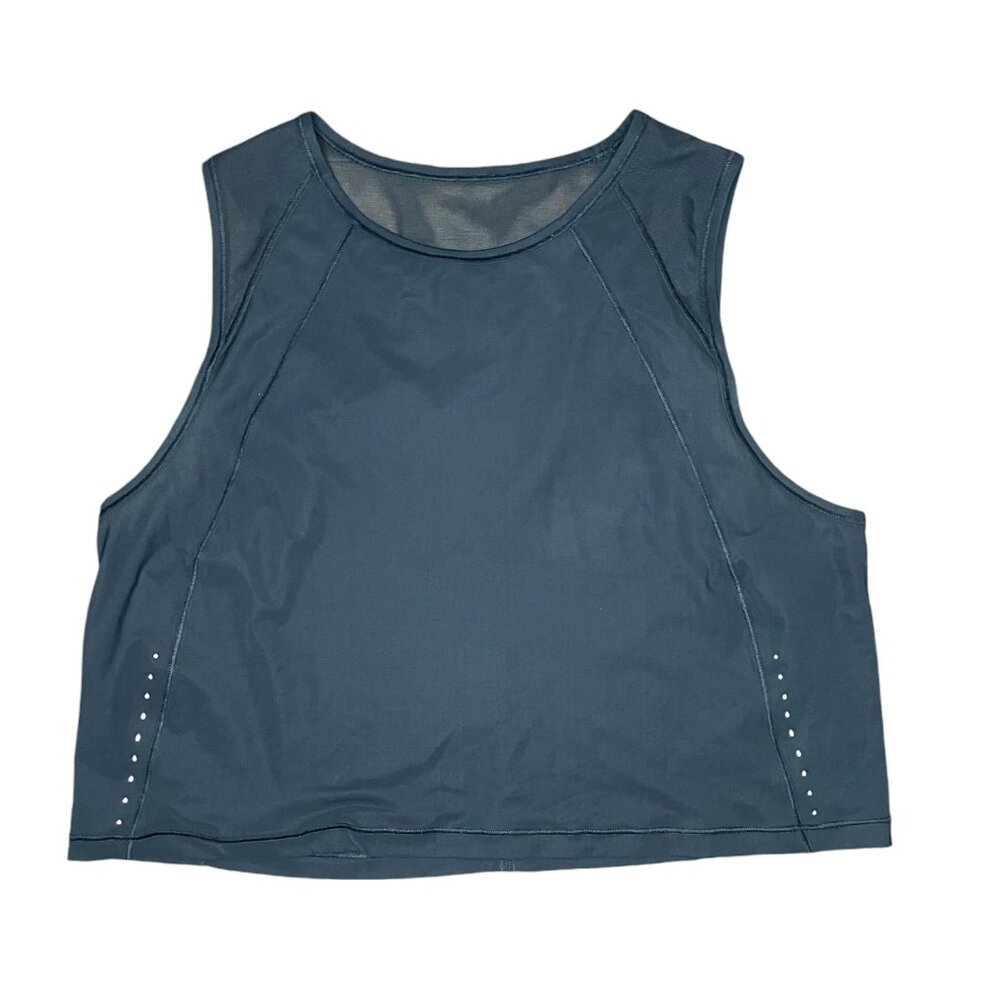 Lululemon Mid-Cropped Loose Tank with Cut Out Back